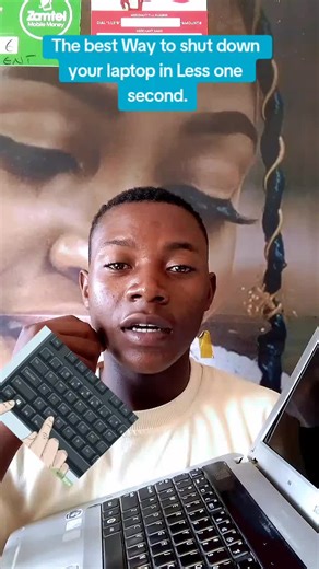 The best way to shut down a laptop #zedtiktok🇿🇲🇿🇲 #laptop #fypシ #foryou #tredding @Nwa Otu Network