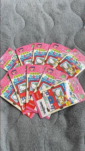 とびだせどうぶつの森amiiboカードサンリオコラボ開封！！まさかの全種類六種類としらず驚異のダブり率ww #あつ森 #開封 #amiiboカード #サンリオキャラクターズコラボ