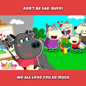Your parents always love you Bufo ❤💙💚💛 #WOANETWORK #Wolfooseries #Wolfoo #cartoonforkids | Wolfoo Series