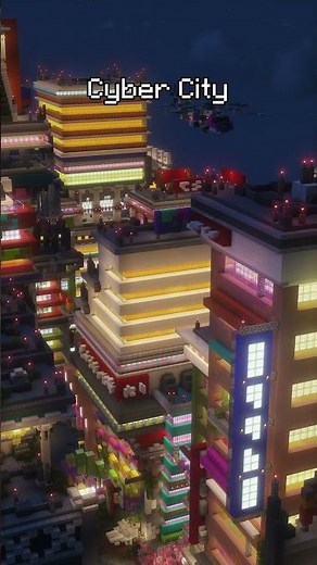SkyBlock Community Showcase: Cyber City by AveragePepega