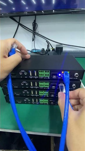 AV over IP#avoverip Distributed Video Matrix #matrix connector #hdmi #hdmiextender