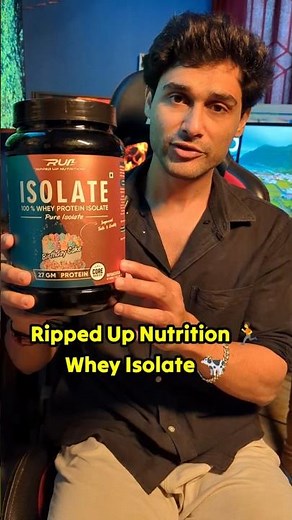 Ripped Up Nutrition WHEY ISOLATE Review ⚠️ Is This INDIA'S BEST Whey Protein Isolate? 🇮🇳 #fitness