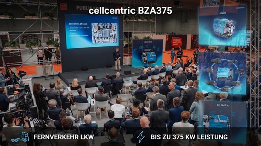 Cellcentric BZA375: 375 kW Wasserstoff für Schwerlast-Lkw erklärt
