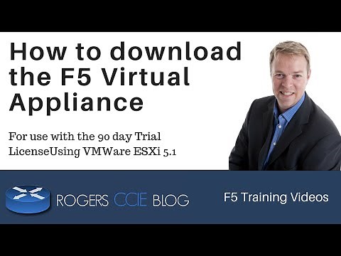 F5 Virtual Appliance Download - Using 90 day Trial License