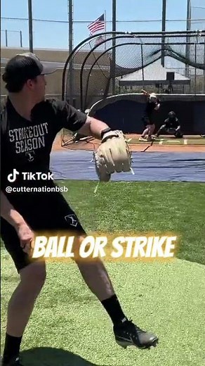 Ball or strike! Comment your answer! #baseball #cutternation #tiktok #baseballtiktok