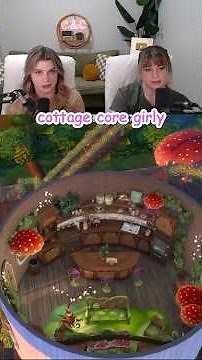 the cutest cottage core kitchen and living room in the sims 4 #sims4 #enchantedbynature