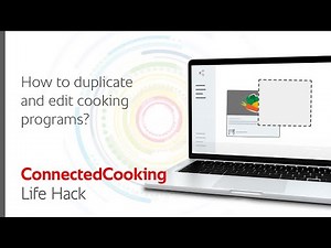 Duplicate & Edit Cooking Programmes in ConnectedCooking | RATIONAL