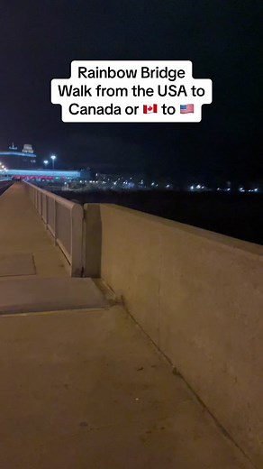 We walked from one country to another in 6 minutes, here's how? The Niagara Falls International Rainbow Bridge, commonly known as the Rainbow Bridge, is an arch bridge across the Niagara River gorge. It connects the cities of Niagara Falls, New York, United States (to the east), and Niagara Falls, Ontario, Canada (west). #rainbowbridge #canadatraveltips #ustocanada #blacktravel #niagarafallsview