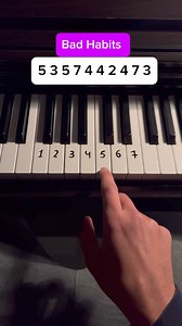Bad Habits Tutorial #edsheeran #piano #tutorial #pianocover #pianolessons | Keys Tutorials
