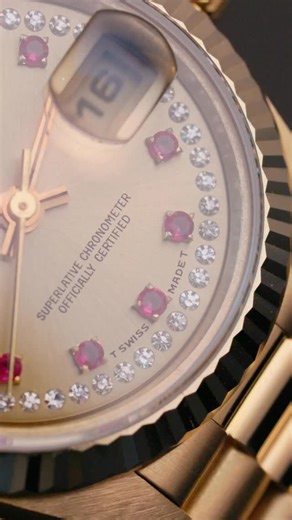 The Rolex Lady-Datejust with a exquisite ruby ‘String dial’🤩🔥 #spiegelgrachtjuweliers #rolex #watchesofinstagram #rolexwatch #timepiece | Spiegelgracht Juweliers