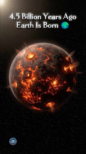 4.5 billion years of earth…in under 60 secs. 🌍#EarthHistory #Timelapse #Space
