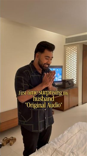 🙈Revealing Goutham’s Reaction (Birthday Surprise) Original Audio🎁 ♥️ #love #birthday #ronavi