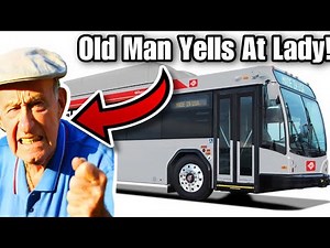 Angry Older Man On City Bus | Bus Passenger POV