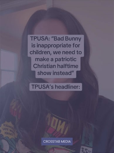Well, um… that’s something #badbunny #superbowl #kidrock #tpusa #halftimeshow