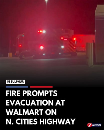 According to an employee 7News spoke with, the fire started in the trash compactor. First responders were called after smoke and a burning smell began to fill the store. >>> https://www.kplctv.com/2026/02/12/fire-prompts-evacuation-sulphur-walmart/ | KPLC 7 News