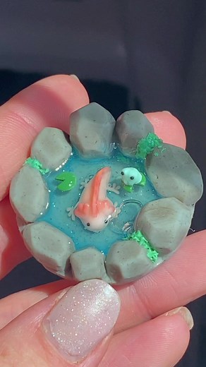 ✨🫶🪷 #axolotl #polymerclay