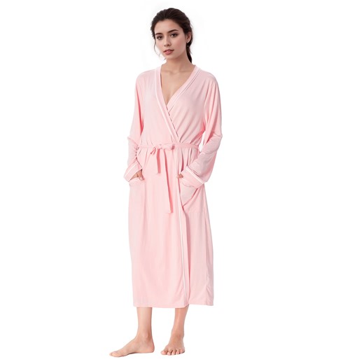 Catalonia Women's Towel Bathrobes, Lightweight Cotton Waffle Full-Length Cloth Robe,Soft Absorbent Robes Home Hotel Spa Long Sleeves Robe,Pink,M - Walmart.com