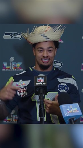 Bad Bunny's NFL Halftime Performance with Jaxon Smith-Njigba