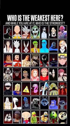 Who Is the Strongest Character in Fiction? Anime vs Marvel vs DC Power Scale #powerscaling