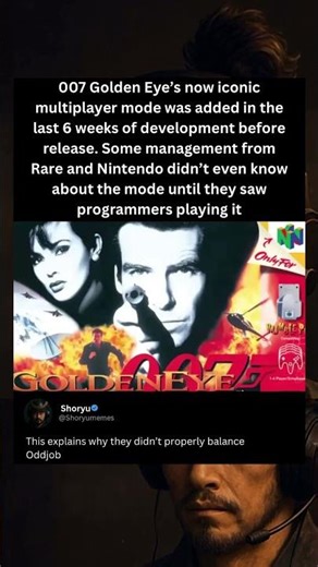 GoldenEye 007’s iconic multiplayer was added just 6 weeks before release