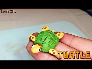 How to Make a Clay Turtle | Easy Turtle Clay Sculpture