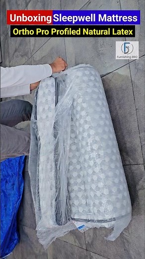sleepwell Ortho Pro Profiled Natural Latex Mattress #shorts #reels #sleepwell #sleepwellmattress