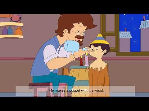 Pinocchio short stories | Fairytale kids story | Bed time stories by kidklub