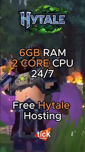 Free 24/7 Hytale server | Free Hytale Server Hosting #hytale
