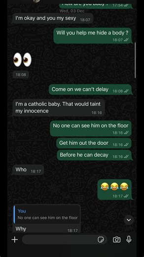 Funny Catholic Humor: Will You Help Me Hide a Body?