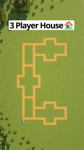 Blockical on Instagram: "Minecraft Easy 3 Player House🏠 For Build and No Music #minecraft #minecraftbuilding #minecraftbuilds #minecrafttutorial"