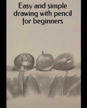 Drawing simple easy Objects with pencil