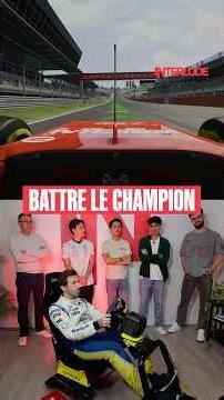 6 subscribers challenge a professional driver on a simulator! 🏎️