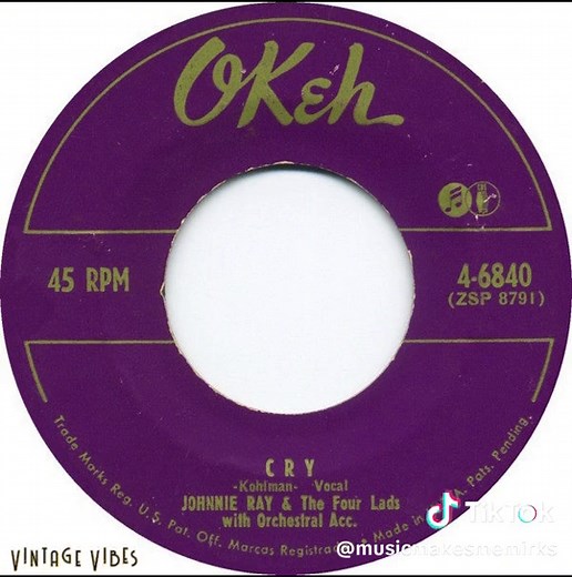 Johnnie Ray - Cry: A Timeless Classic