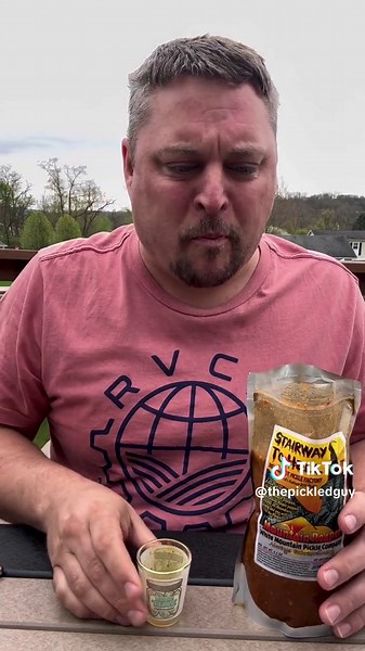 @white mountain pickle company Stairway to Hell DIY Pickle Kit. You can find them on eBay, just search “stairway to hell pickles” #picklereview #brinetime #spicypickles #diypicklekit