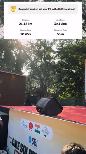 Devdutt Sharma on Instagram: "@guinnessworldrecords Journey of 602 days of consecutive half marathons, summarised by Maj Surender Poonia, VSM. Finished the streak with PB. : : #runner #running #fitness #fitlife #guinness"