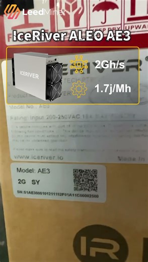 🔥 IceRiver AE3 Arrival — New Stock in Warehouse | LeedMiner 🔥 #asicminer