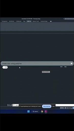 Draw shape using AI in autocad and civil 3d