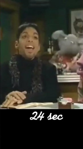 PRINCE SINGS RASPBERRY SORBET ON THE MUPPETS TONIGHT #shorts #prince #themuppets #raspberrysorbet