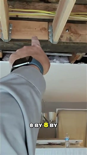 Mikey Pipes: Installing 8-Inch Flex Duct & Ceiling Box! #shorts