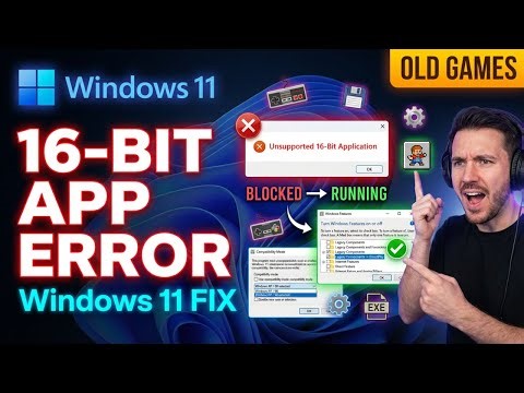 Fix "Unsupported 16-Bit Application" Error on Windows 11