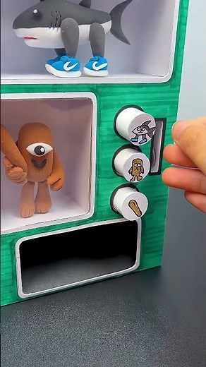 Manual DIY Tungtungtung Sahur Vending Machine#DIY #craft #handmade#origami