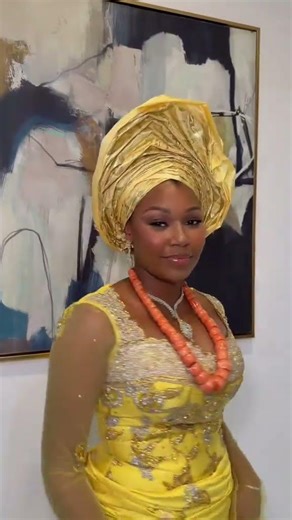 @Tk Crooks-Nwokedi got me in my first Gele 👑