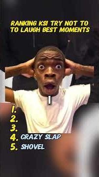 Ranking Try not to laugh KSI😂 #funniestjokes #funny #ksi
