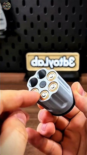DIY Battery Powered Toy Revolver ⚡ Amazing Science Project |😱