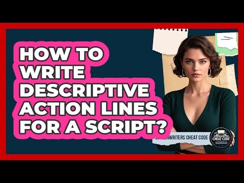 How To Write Descriptive Action Lines For A Script?