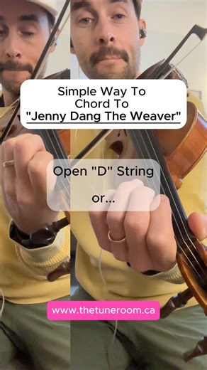 Fiddle Chording Tip for “Jenny Dang The Weaver”! #learnfiddle #violin #fiddle #fiddlelessons