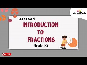 📊 Introduction to Fractions | Fun & Easy Math Class 🔥 | Learn with Examples Grade 1/2
