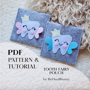 Felt Tooth Fairy Pouch Sewing Pattern: Easy DIY Project (PDF Tutorial) - Etsy
