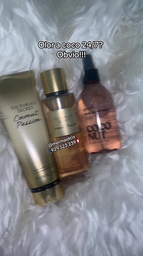 Productos Victoria Secret para oler a coco todo el día