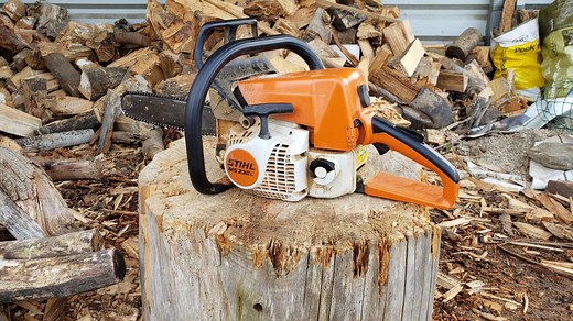 The Stihl MS230 Chainsaw Reviews: "Heats our home each winter"